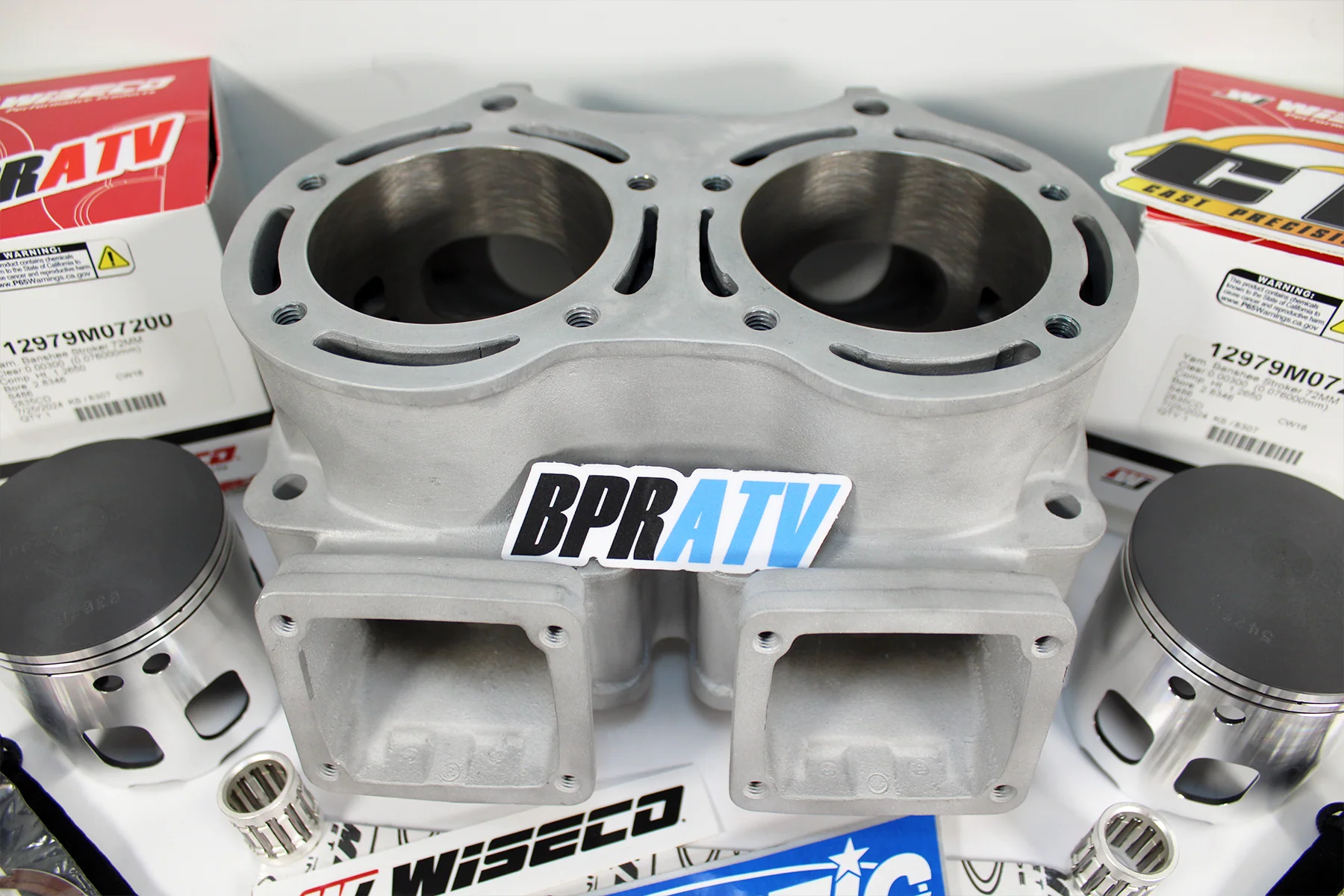 Banshee 521cc Super Cub Cylinder 10mil Stroker Top End Wiseco Racing Rebuild Kit - Image 8