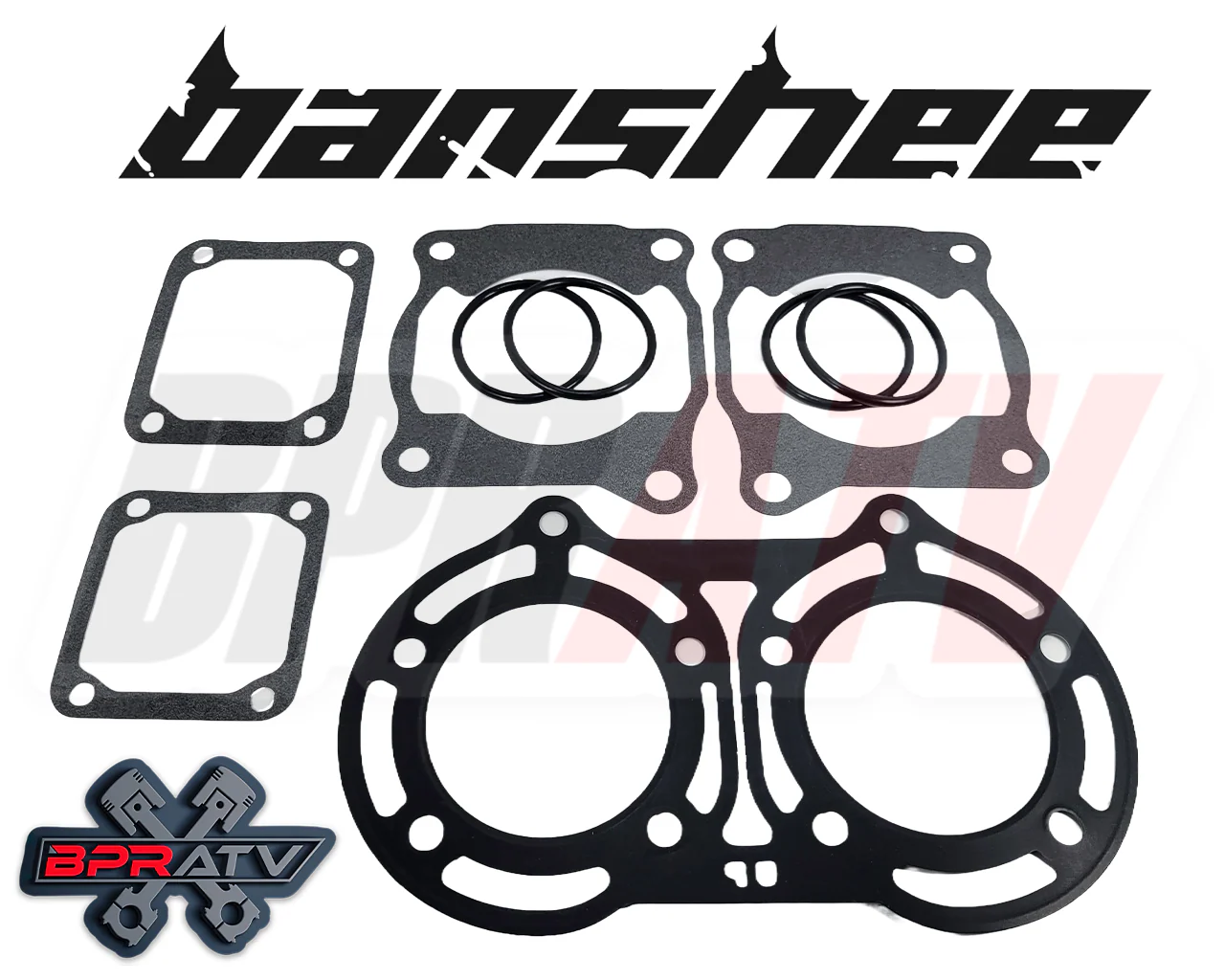 Banshee 64mm Stock Bore 4mil STROKER Wiseco Pistons Bearings Top End Gaskets Kit - Image 10