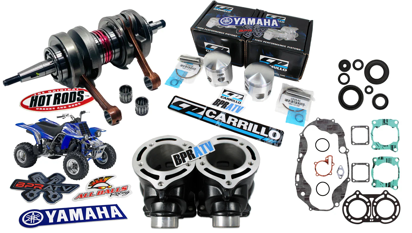 Banshee 64mm Stock Bore Engine Rebuild Kit CP Pistons Hot Rods Crank Gaskets Set - Image 3