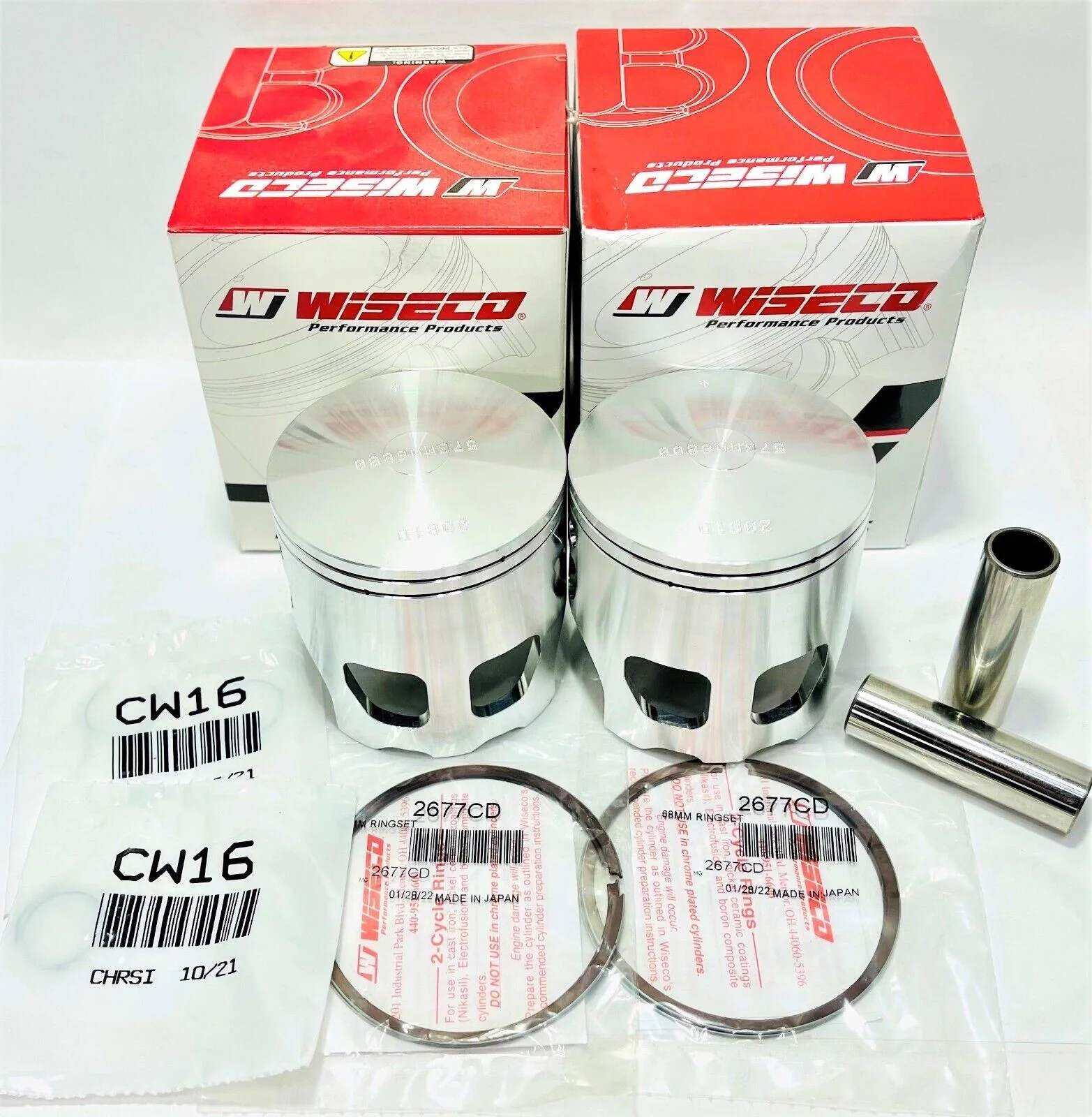 Banshee 68 mil 421 Big Bore Cylinders Cub Fit Vitos 4mm 110 SHORT ROD Crank Only - Image 3