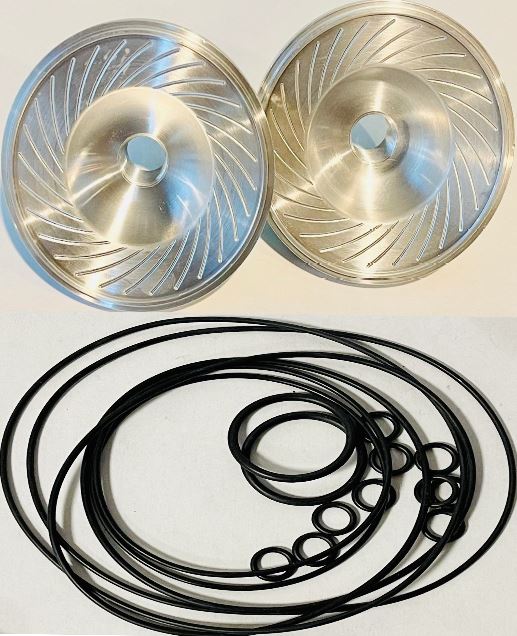 Banshee 68mm 421 Stroker Pump Gas Cool Head Domes 24cc Dome Orings Kit