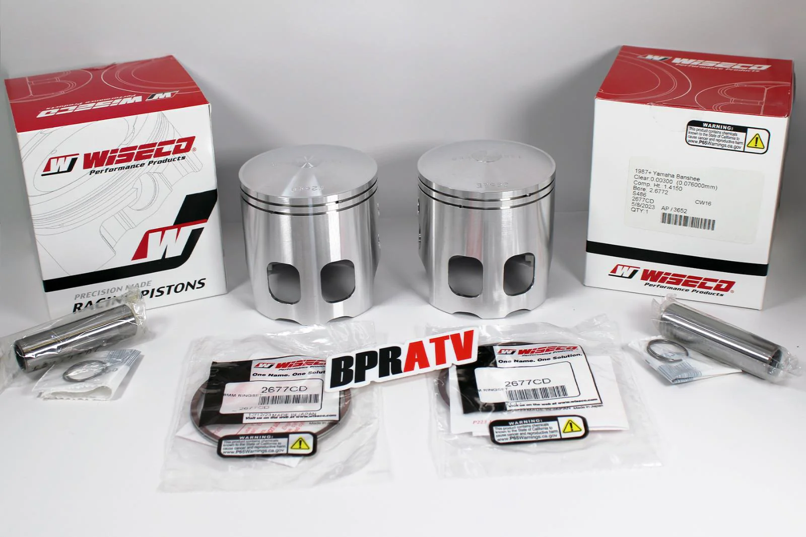 Banshee Athena 421 Cylinders Big Bore Stroker Complete Motor Engine Rebuild Kit - Image 3