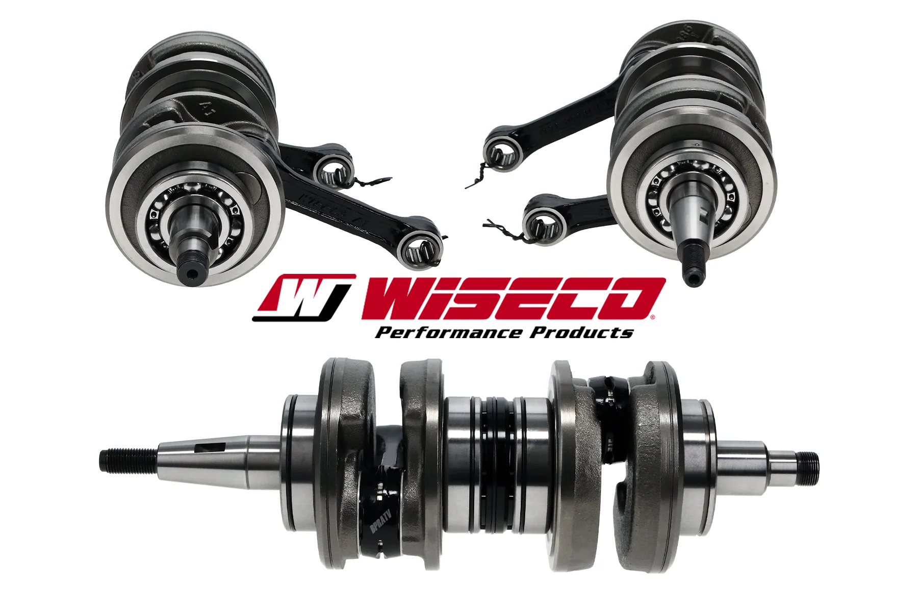 Banshee Athena 68 Big Bore Cylinders Piston Kit Wiseco Crank Bottom End Rebuild - Image 3