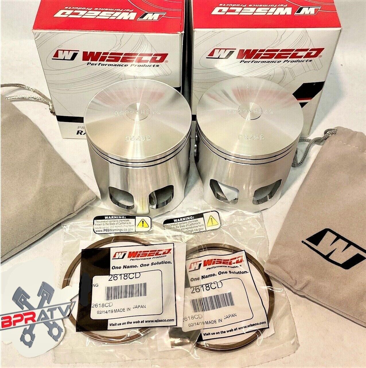 Banshee Big Bore Long Rod Stroker Pistons 66mm Wiseco 795 Series 4mm 4 mil +2mm - Image 14