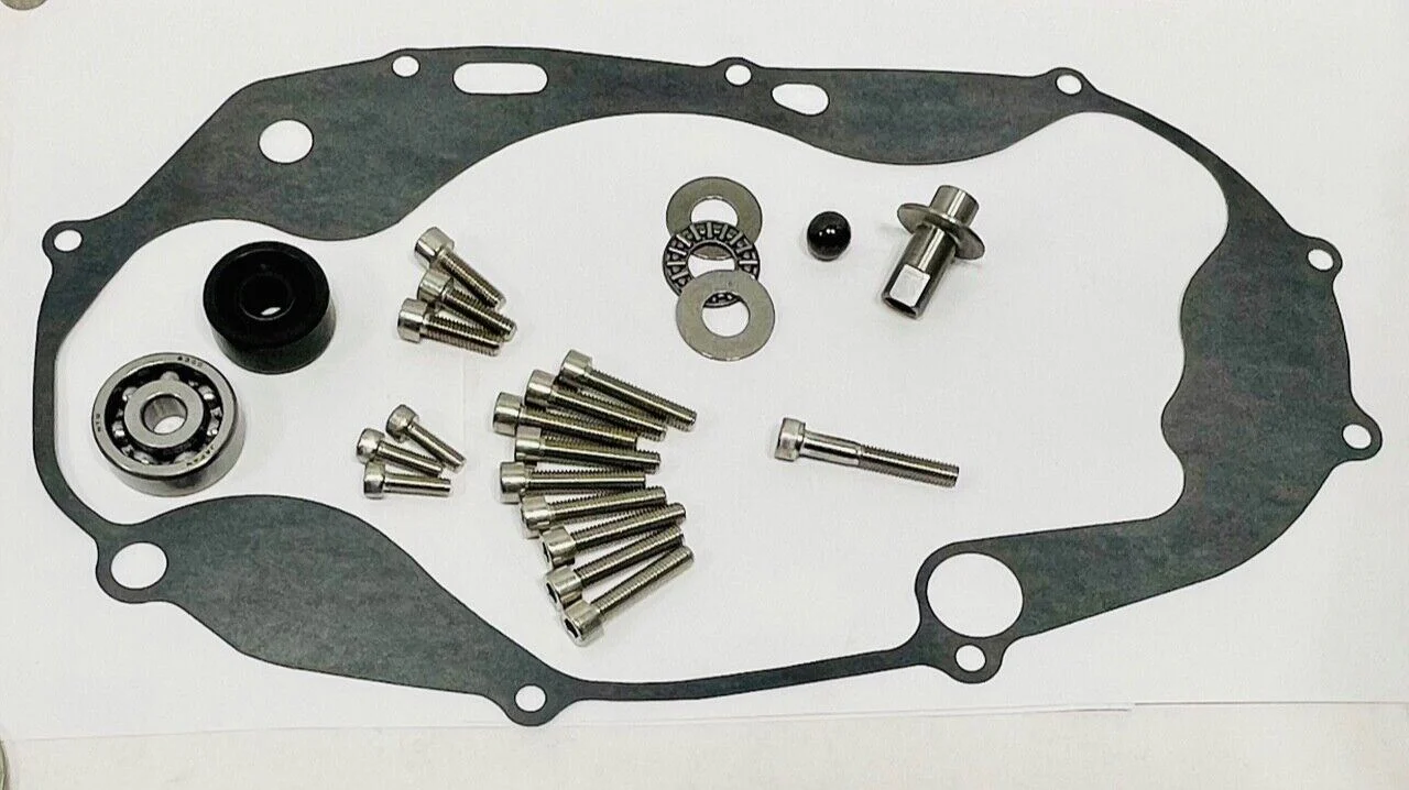 Banshee Billet Clutch Pusher Bearing Kit Titanium Bolts Ceramic Ball Complete