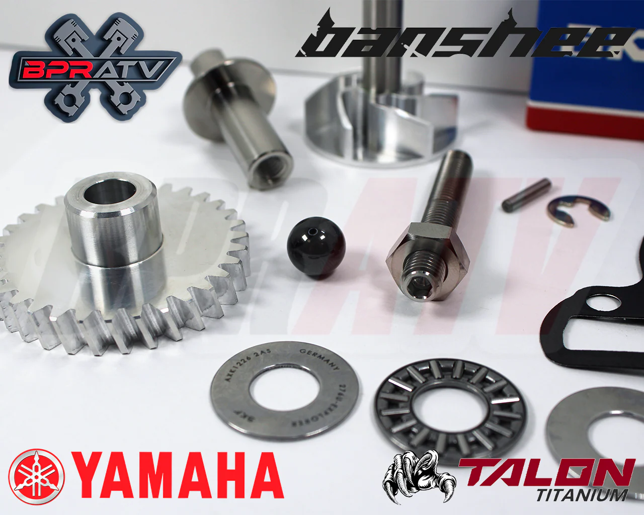 Banshee Billet Water Pump Rebuild Kit & CNC Titanium Clutch Pusher Upgrade Kit - Image 15