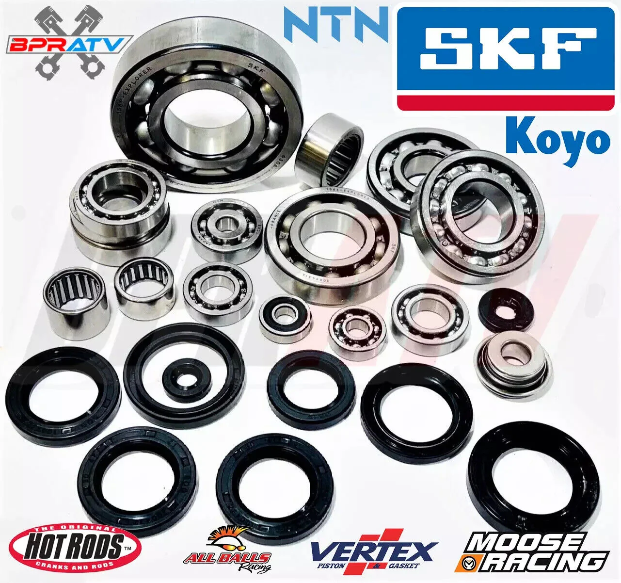 Banshee Complete Rebuild Cylinders Head Pistons Top Bottom End Assembly Redo Kit - Image 15