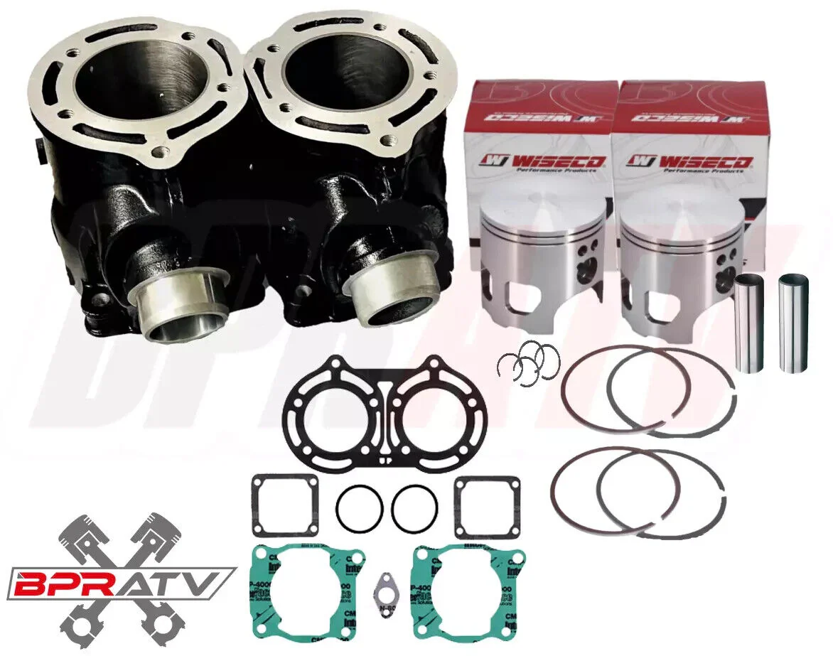 Banshee Complete Rebuild Cylinders Head Pistons Top Bottom End Assembly Redo Kit - Image 5