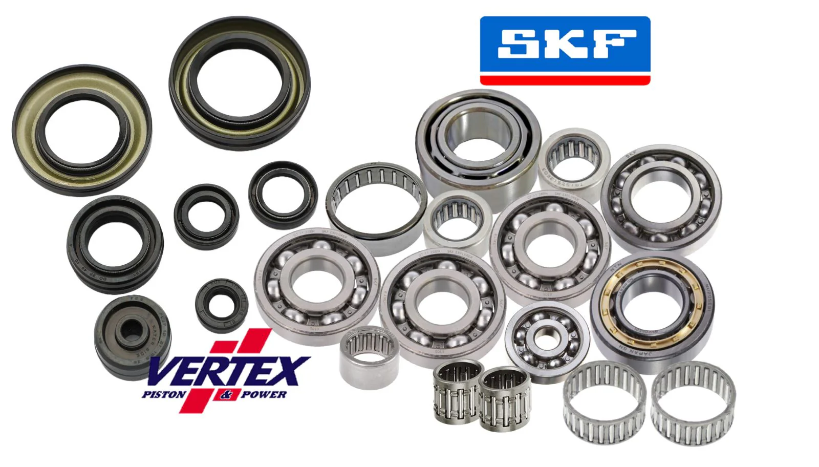 Banshee Crank Trans Rod Bearings Complete Motor Engine Top Bottom Bearing Kit