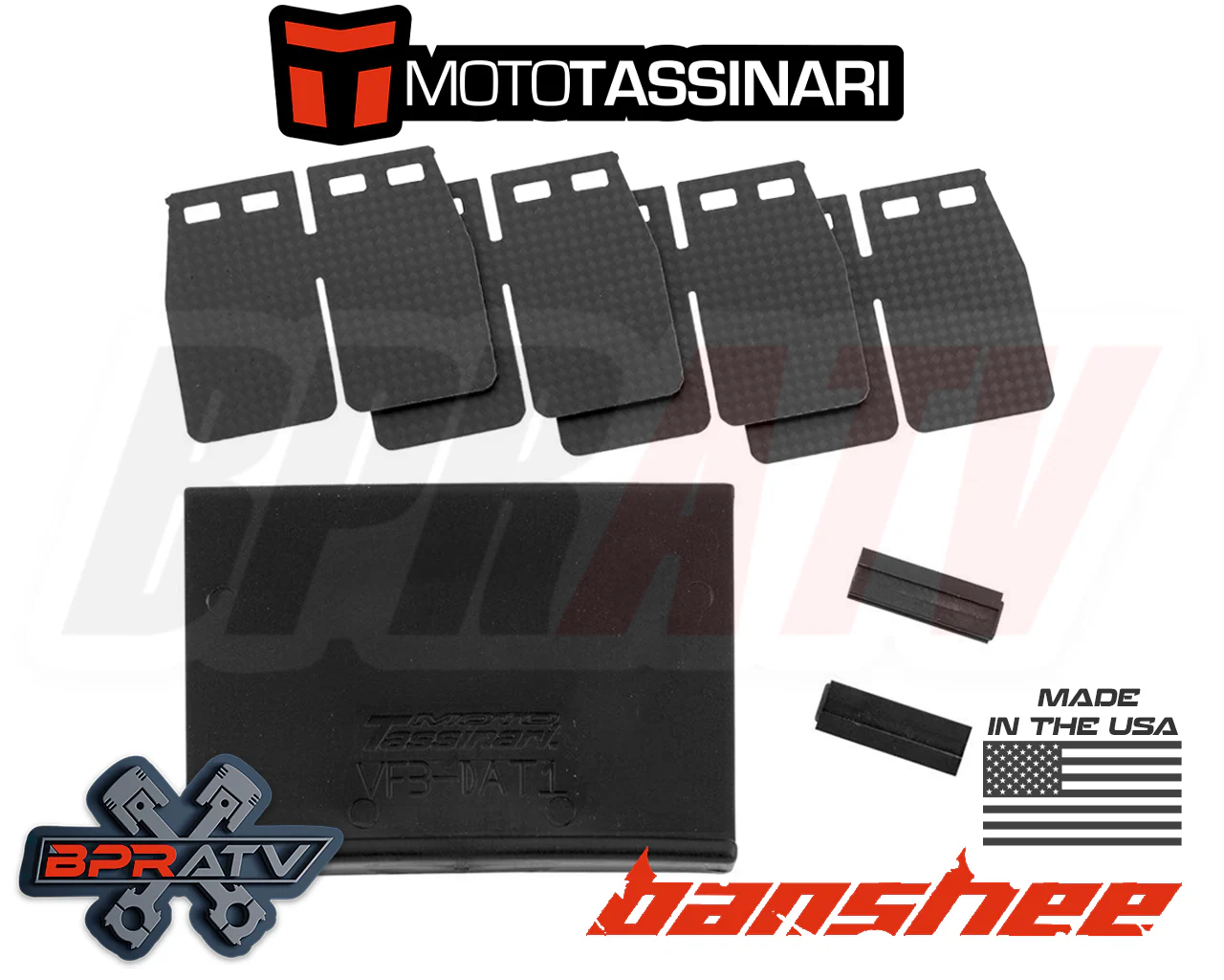 Banshee Cub Cylinder GENUINE Moto Tassinari VFORCE4 Replacement Reed Petals Pair - Image 3