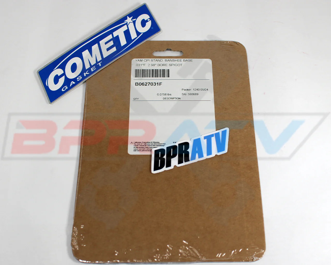 Banshee Cub Serval Cylinder .031" Fiber Base Gasket Cometic 68mm Big Bore Athena - Image 5