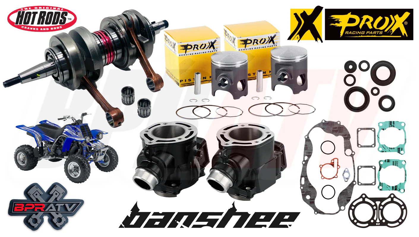Banshee Cylinders ProX Complete Rebuilt Motor Engine Top Bottom End Rebuild Kit - Image 9