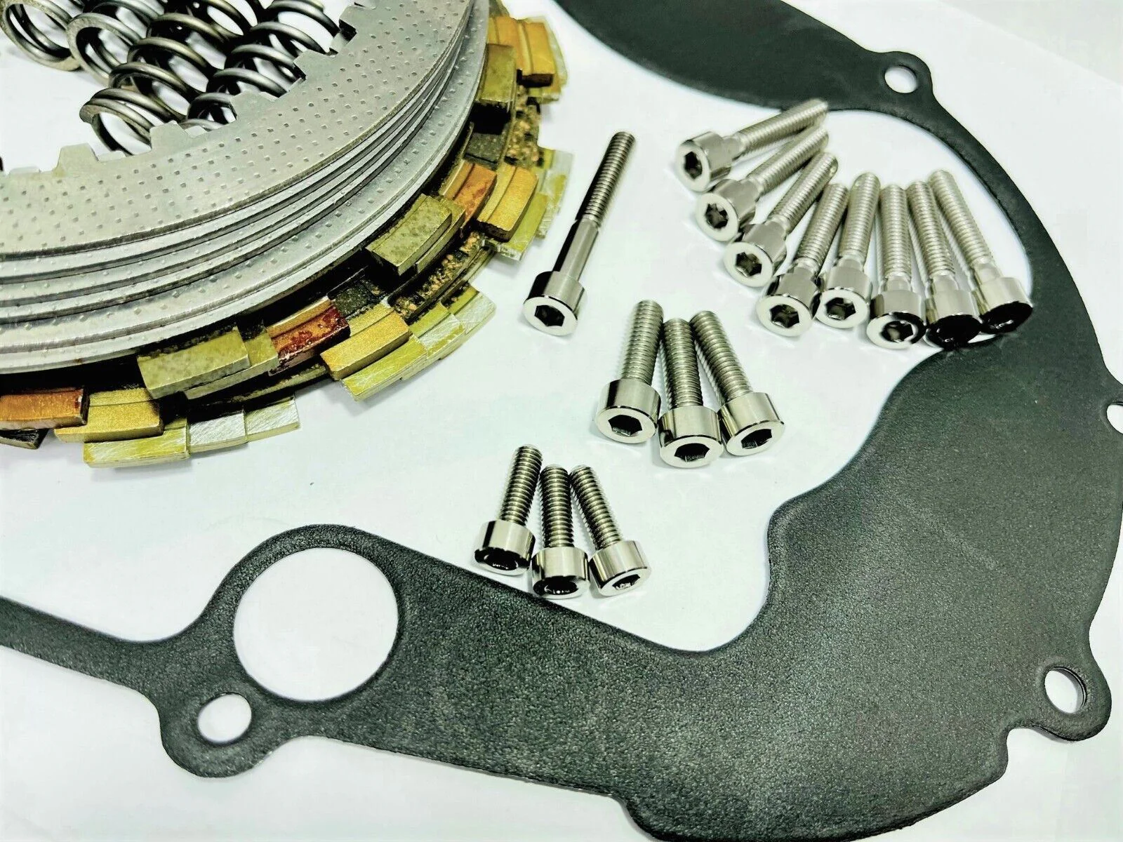 Banshee Duner Trail Clutch Titanium Cover Bolts Gasket Right Side Ti Bolt Kit - Image 3