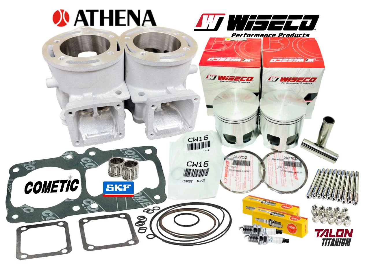 Banshee Ported Athena Big Bore Cylinder 68mm Top End With Porting Port Cylinders