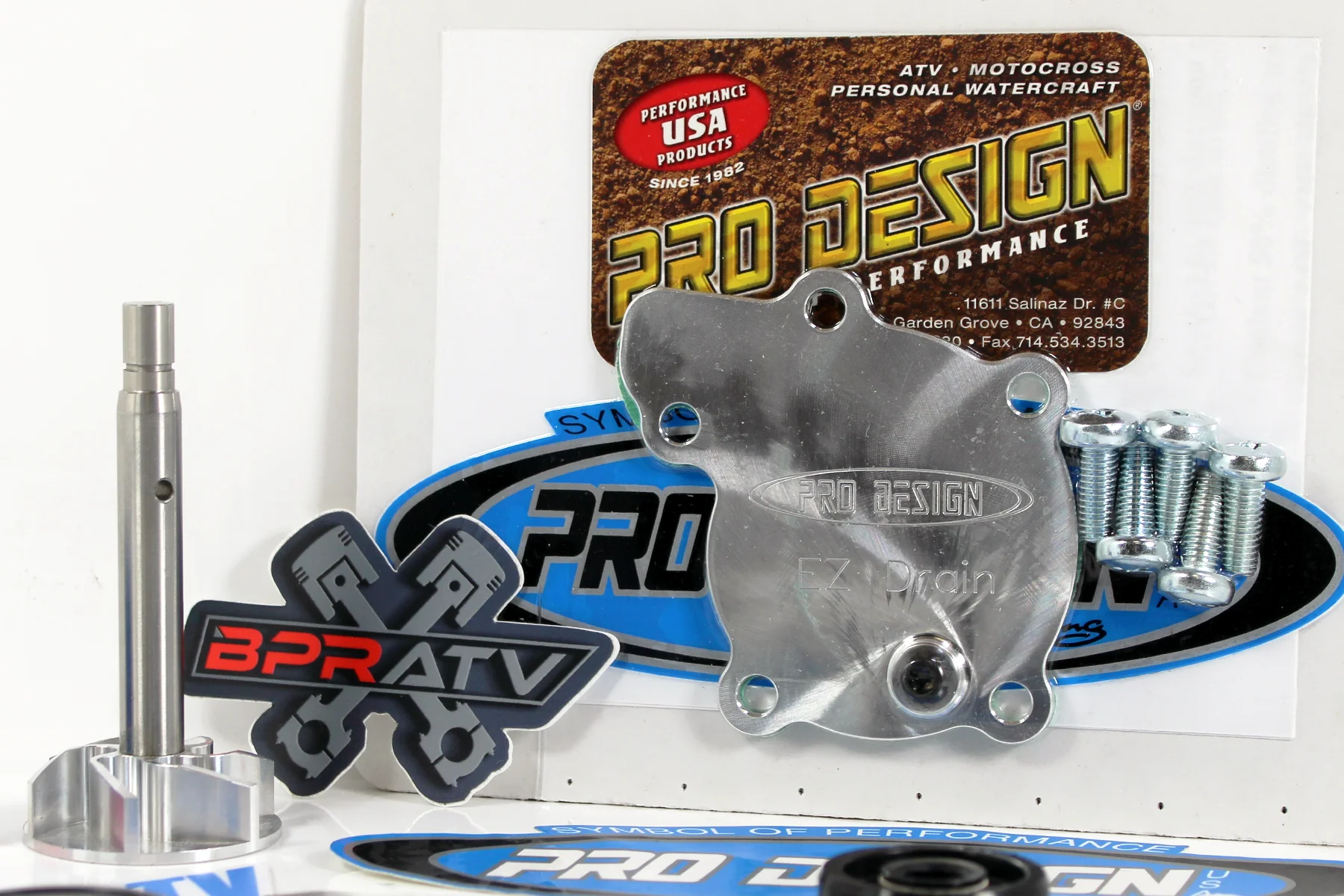 Banshee Pro Design Billet Aluminum EZ Drain Water Pump Cover BPRATV CNC Impeller - Image 14