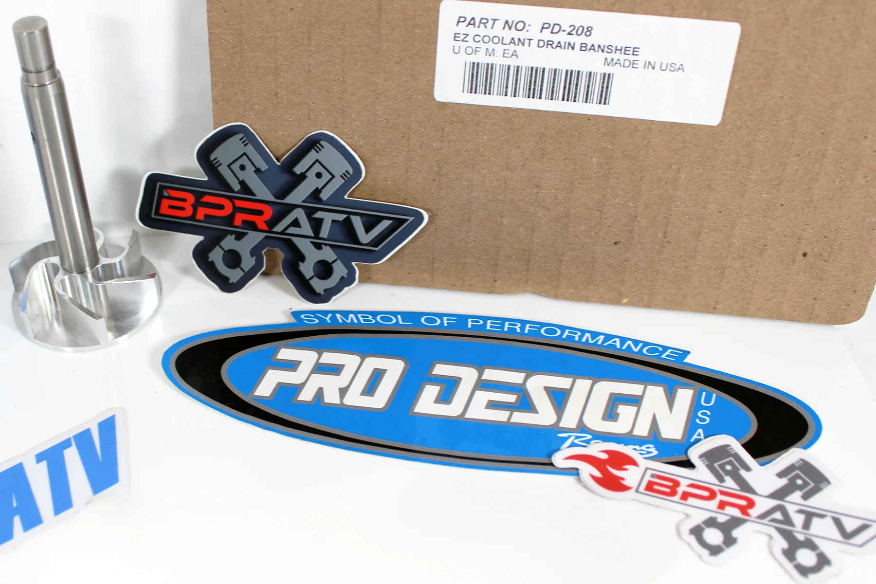 Banshee Pro Design Billet Aluminum EZ Drain Water Pump Cover BPRATV CNC Impeller - Image 17