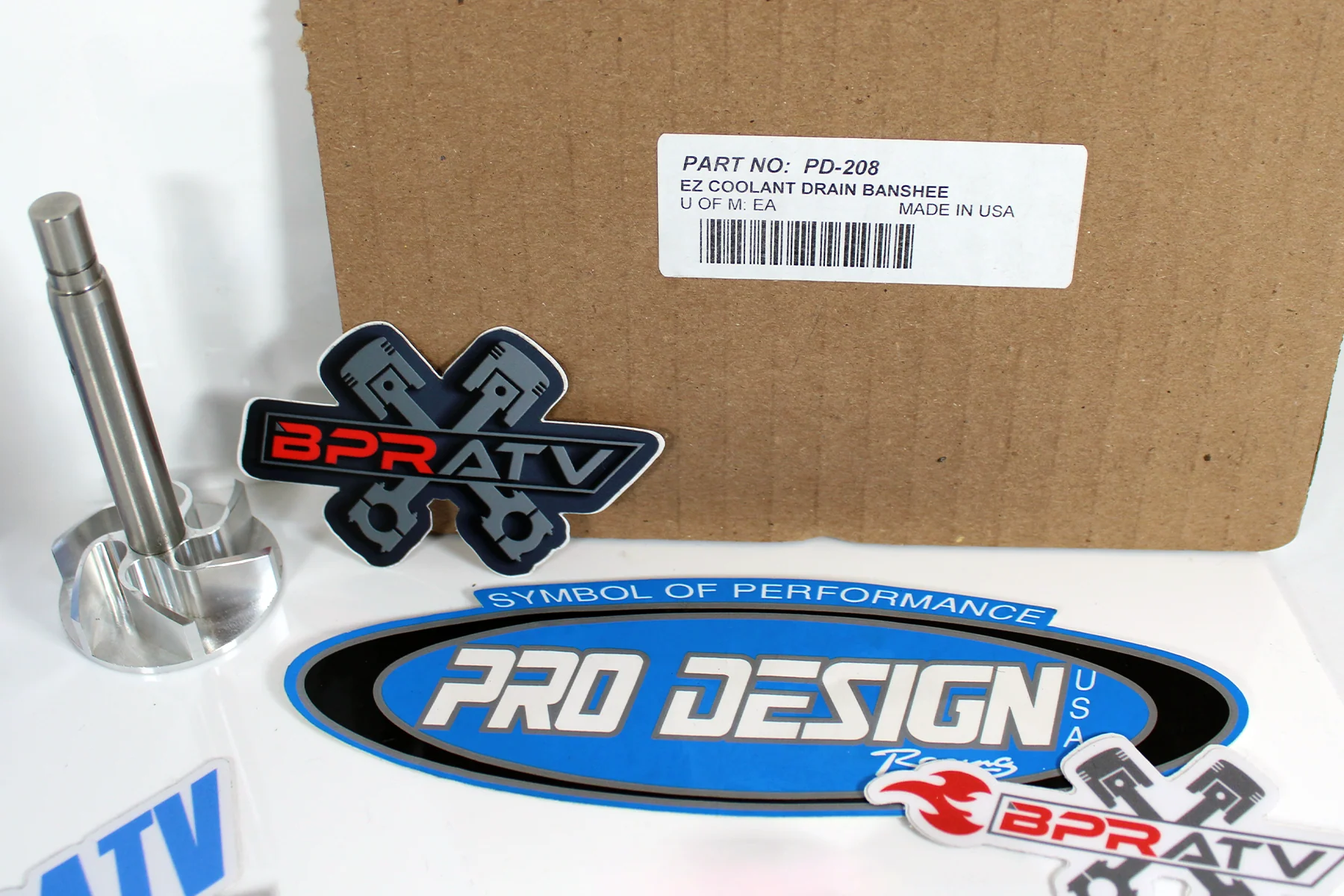 Banshee Pro Design Billet Aluminum EZ Drain Water Pump Cover BPRATV CNC Impeller - Image 19
