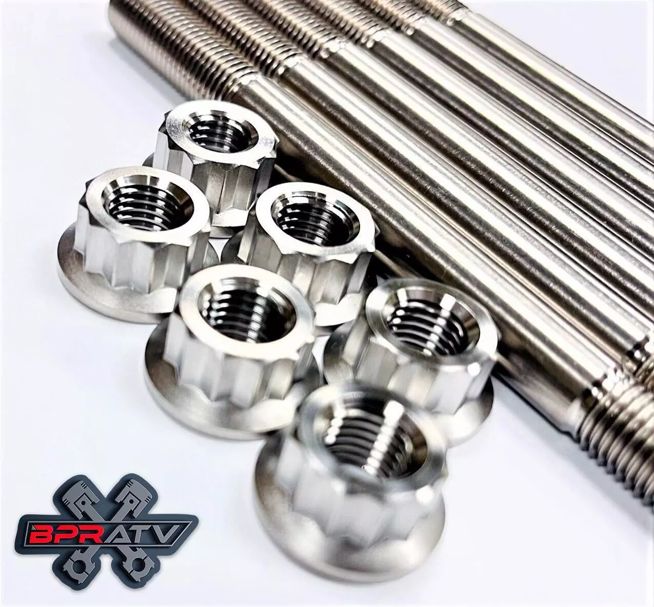 Banshee Pro Design Cool Head Studs TITANIUM PD909 Billet Head Stud Nuts Kit Set - Image 19