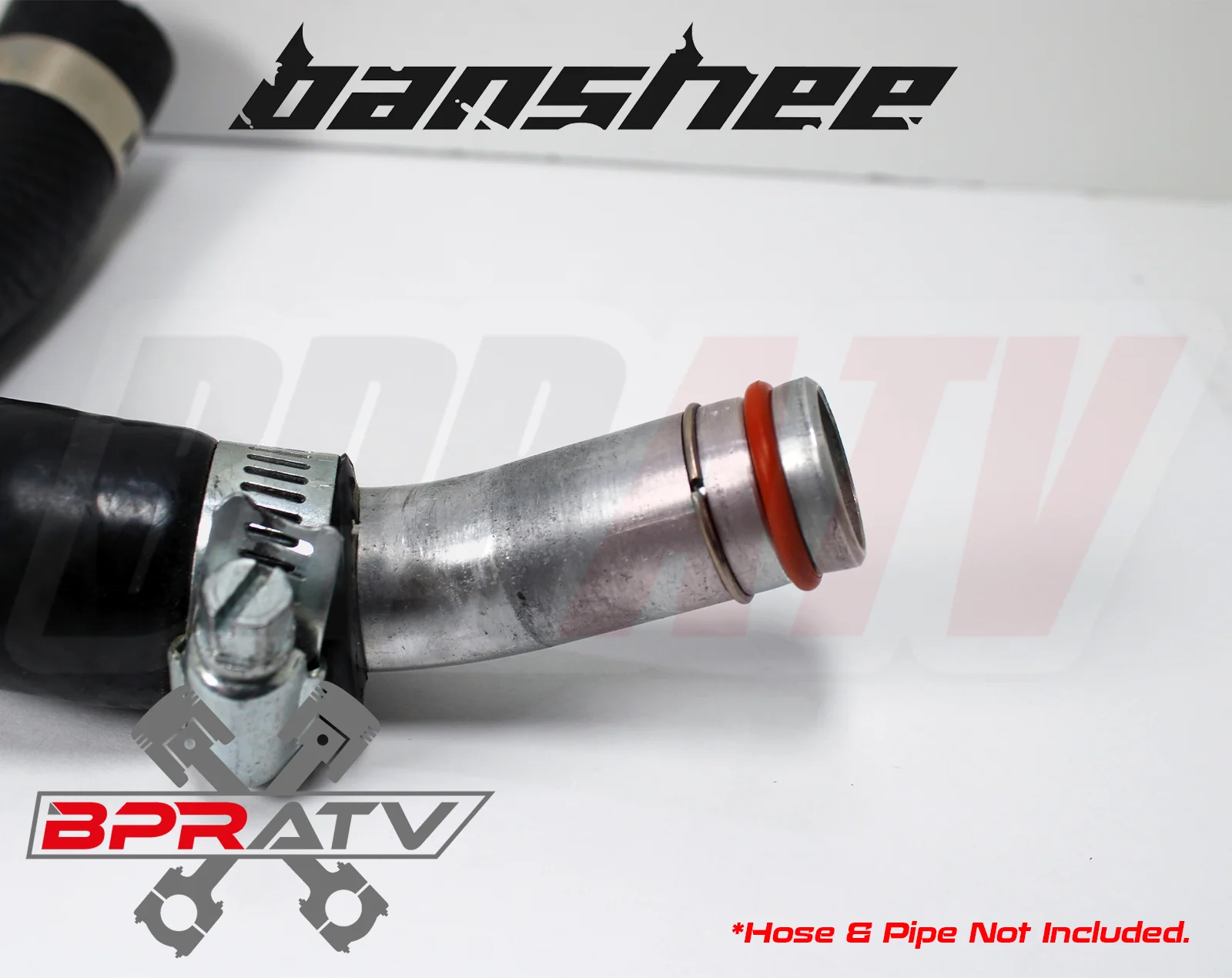 Banshee Radiator Water Pump Elbow Coolant Hose Tube Fix Kit O-Ring Clamps Clips - Image 4