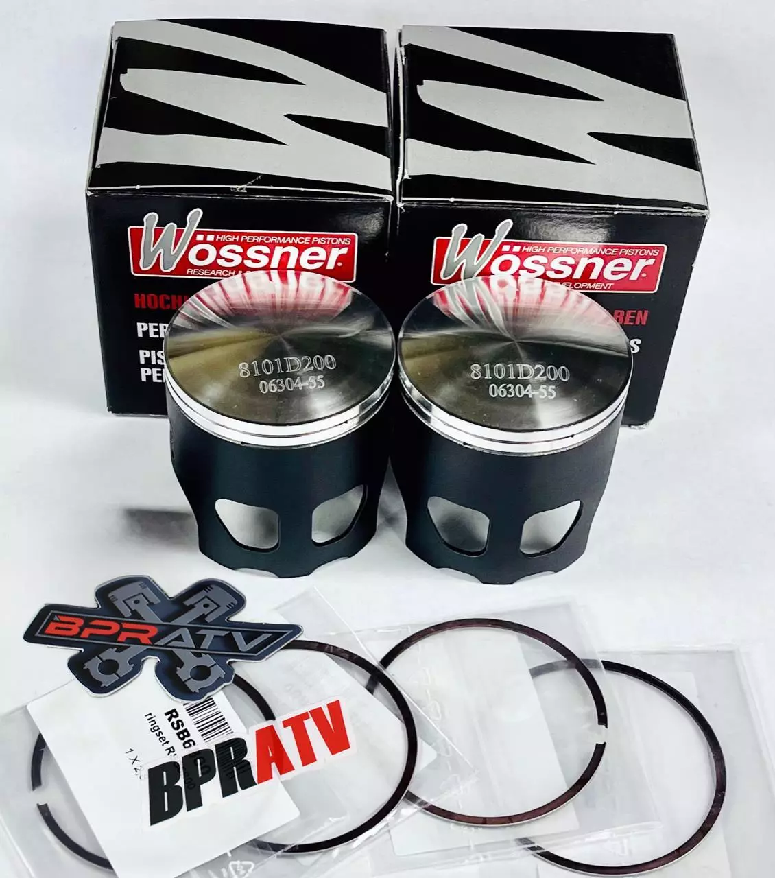 Banshee Stock Cylinders Top End Rebuild Kit Assembly 64mm Motor Engine Redo Kit - Image 5