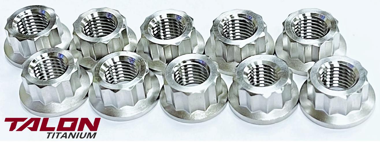 Banshee Stock Head Nuts TITANIUM Replacement Nut Kit For OEM Cylinder Head Nuts - Image 13