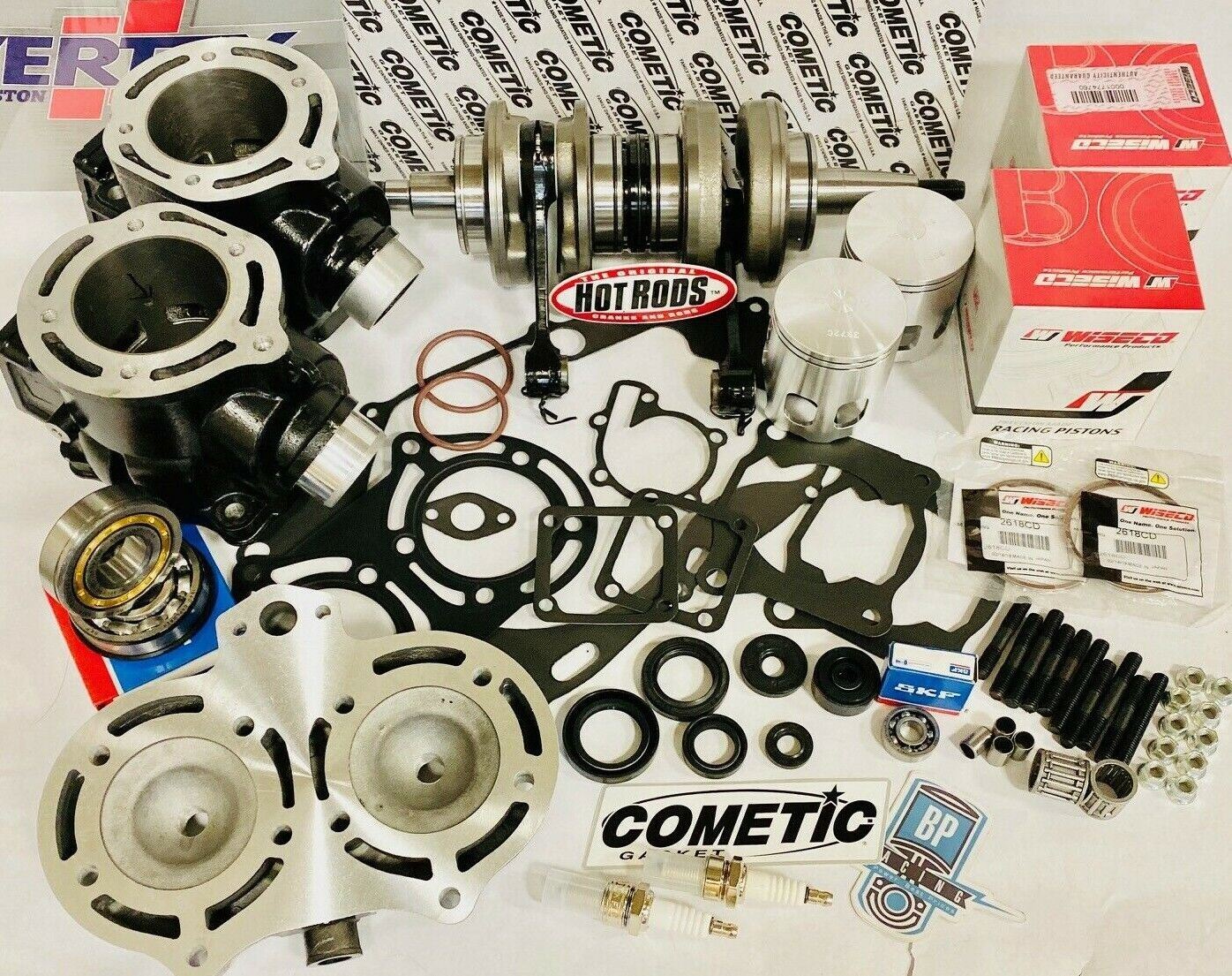 Banshee Stroker Crank Cylinders Long Rod 795 Cheater Stealth Stock Look Kit