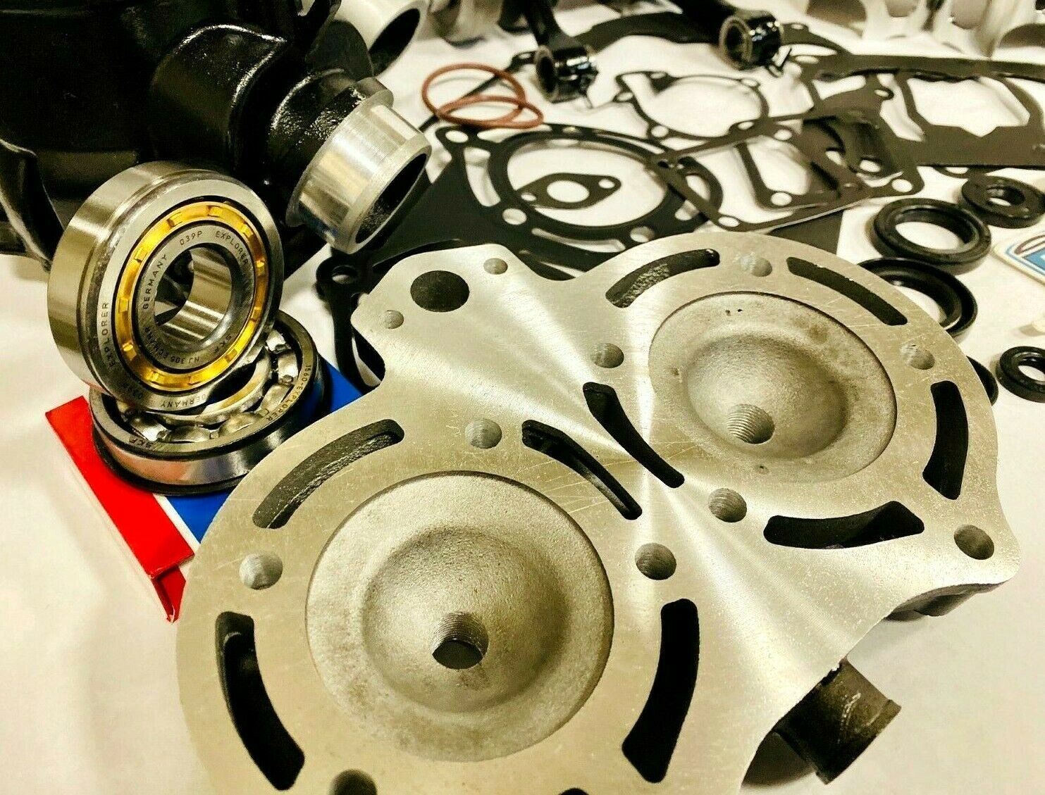 Banshee Stroker Crank Cylinders Long Rod 795 Cheater Stealth Stock Look Kit - Image 2
