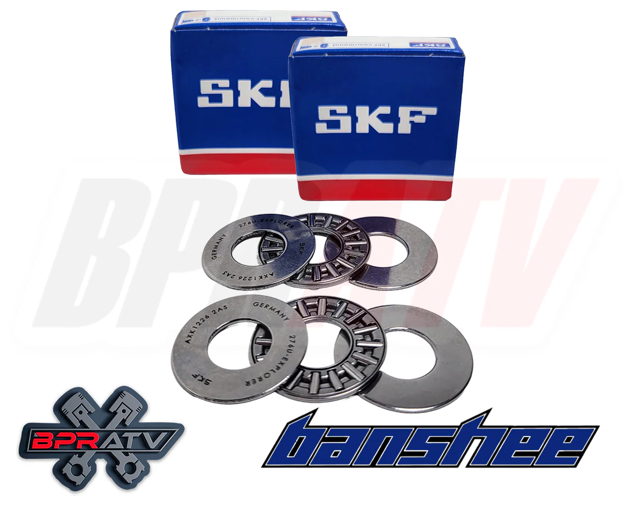 Banshee Talon Clutch Kit Heavy Duty Plates Titanium Pusher Bearing Mod Cushions - Image 14