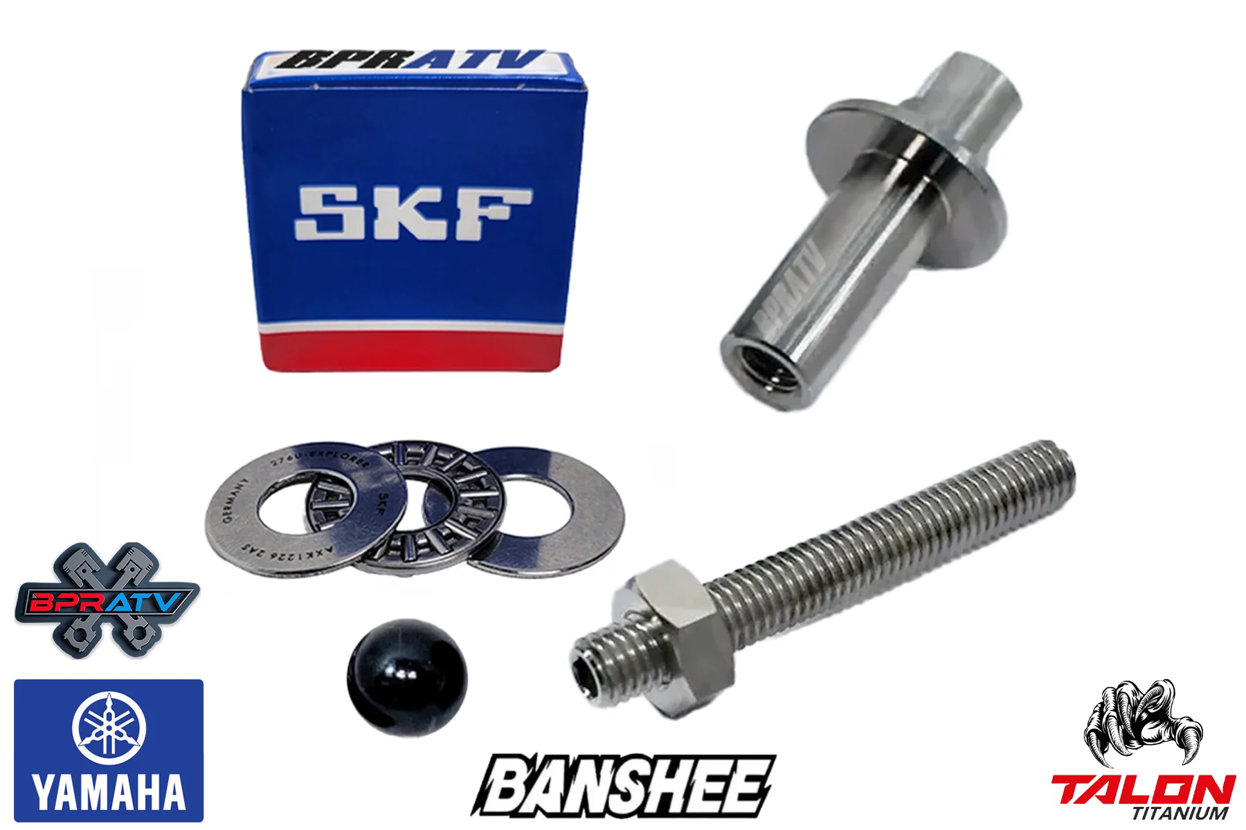 Banshee Talon Clutch Kit Heavy Duty Plates Titanium Pusher Bearing Mod Cushions - Image 3