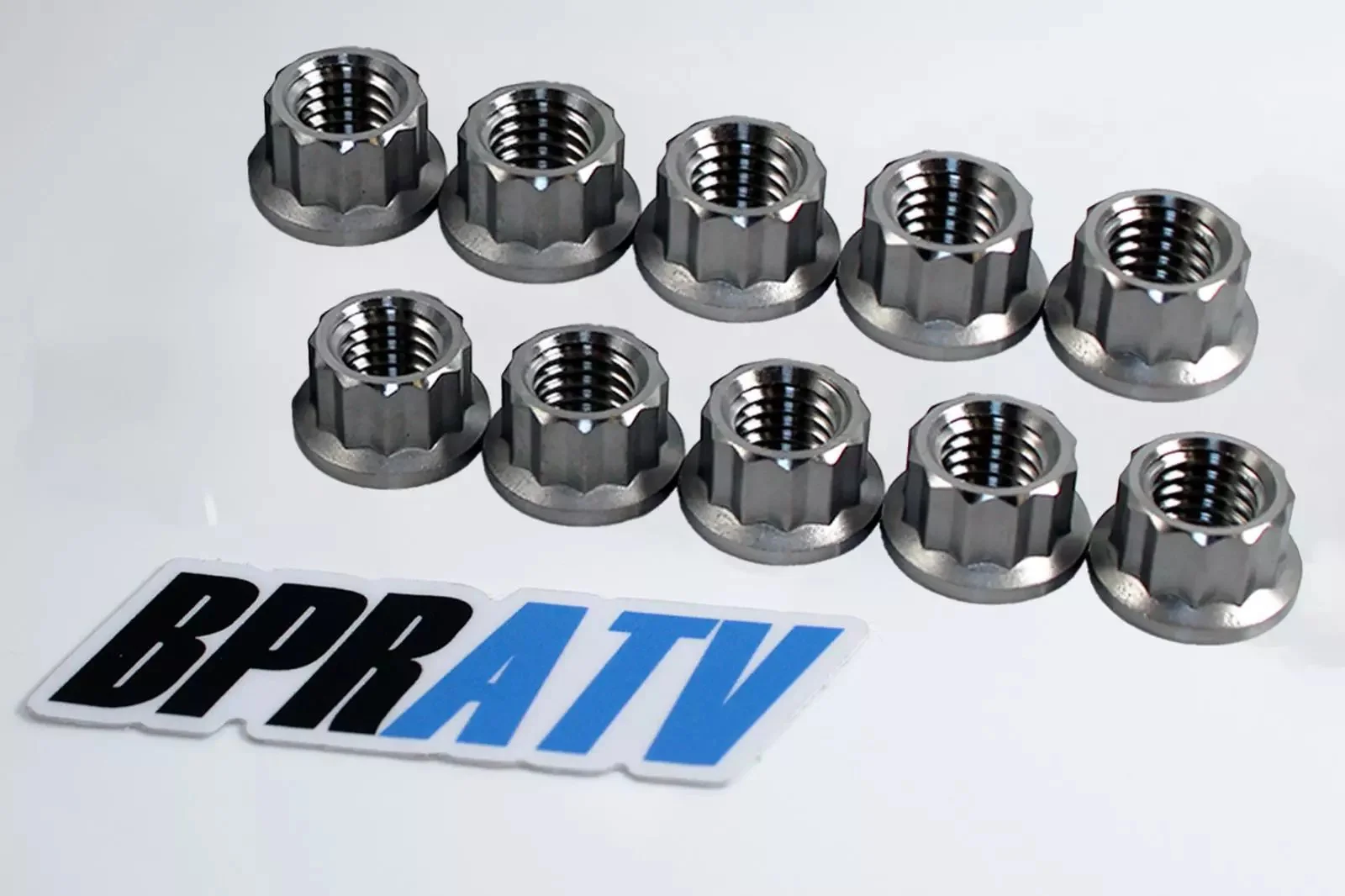 Banshee Vito's Modquad Billet Cool Head Studs Titanium Stud Kit Set & 12-Pt Nuts - Image 9