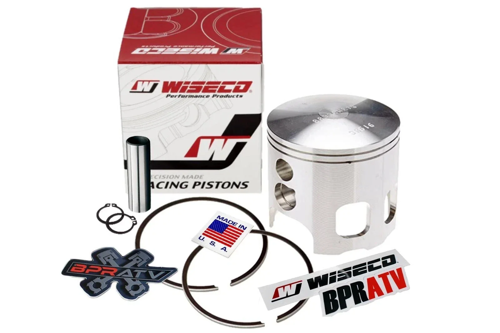 Banshee Wiseco 66mm Pistons Piston Set Pair +2 mm Bore Pro Lite Forged 513M06600 - Image 10