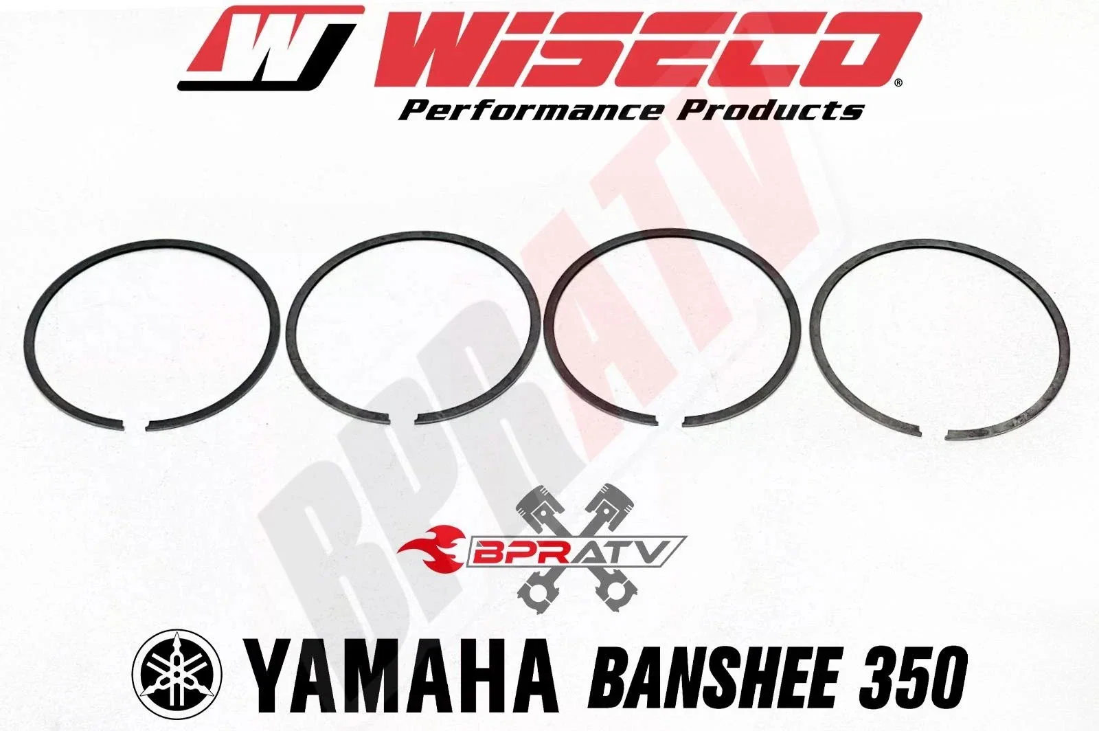 Banshee Wiseco Pistons Piston Set Pair 64mm 64 mil Stock Bore Pro Lite Standard - Image 16