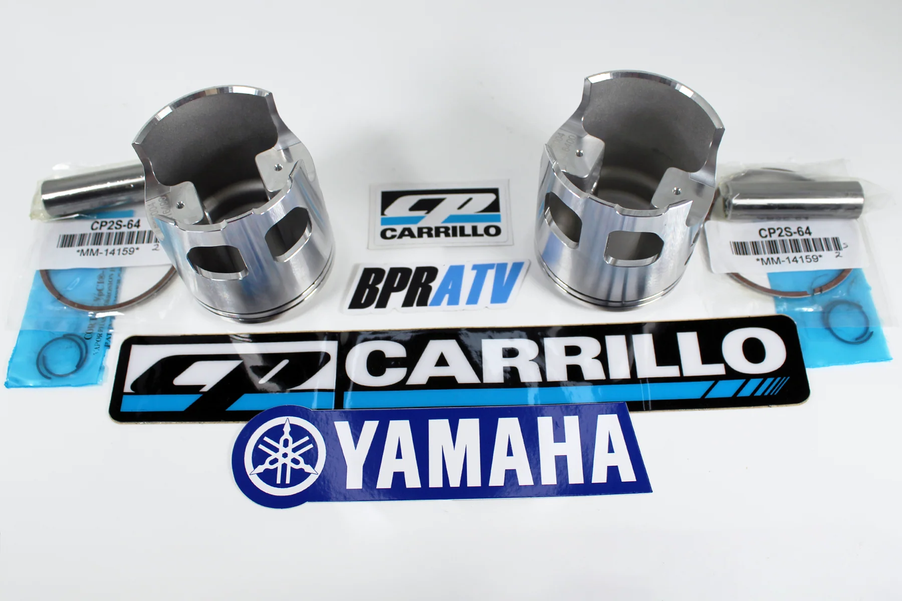 Banshee Yamaha CP-Carrillo 65mm Forged Piston Kit Big Bore High RPM Race Ready - Image 14