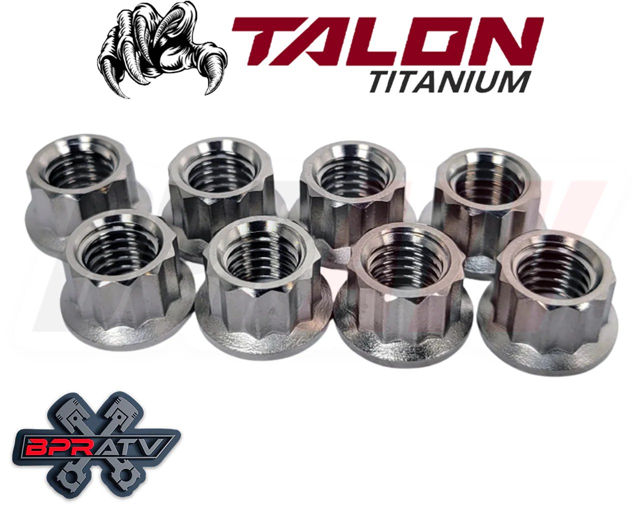 Banshee YFZ 350 Cheetah CUB Pro Design Cool Head 17cc Domes Studs Titanium Nuts - Image 4