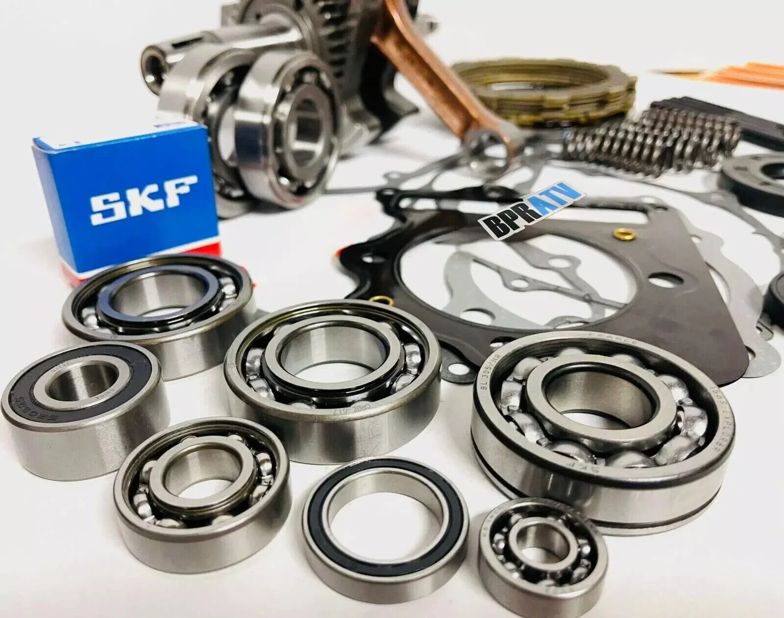 Best 05+ TRX 400EX 400X Bottom End Rebuild Kit Crank Shaft Motor Engine Assembly - Image 2