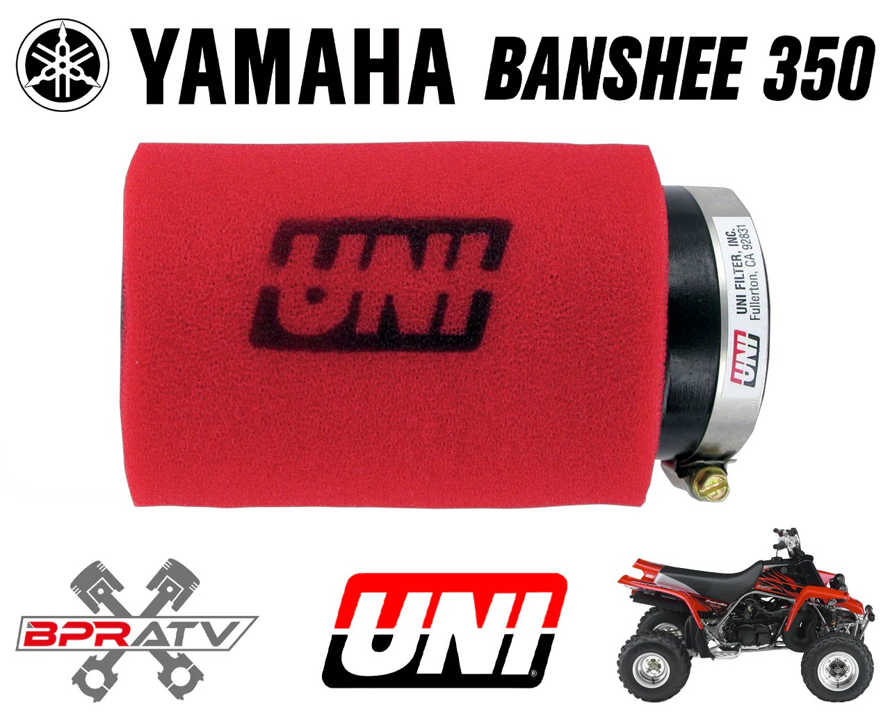 Best Banshee 33mm 34mm 35mm PWK Carb UNI FOAM Air Filters Intakes Filters Pair 2 - Image 7