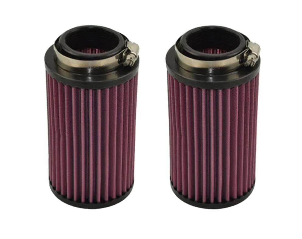 Best Banshee 38mm 39mm Carb Drag Filters 8" 8 Inch Hi Flow K&N Style Filter Pair