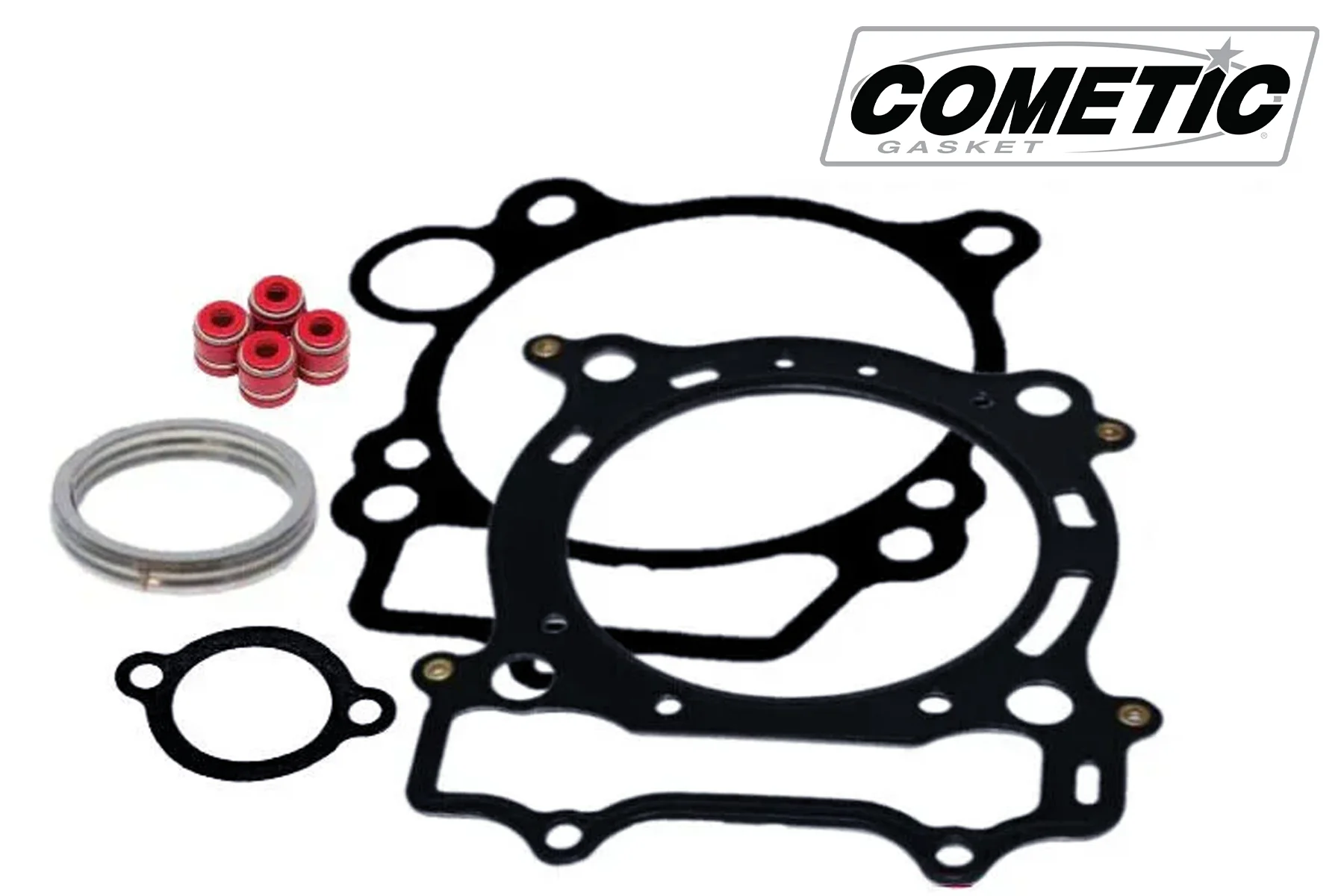 Best DRZ 400 LTZ 400 94mm Big Bore MLS Cometic Top End Gasket Kit KPMI Red Seals - Image 2
