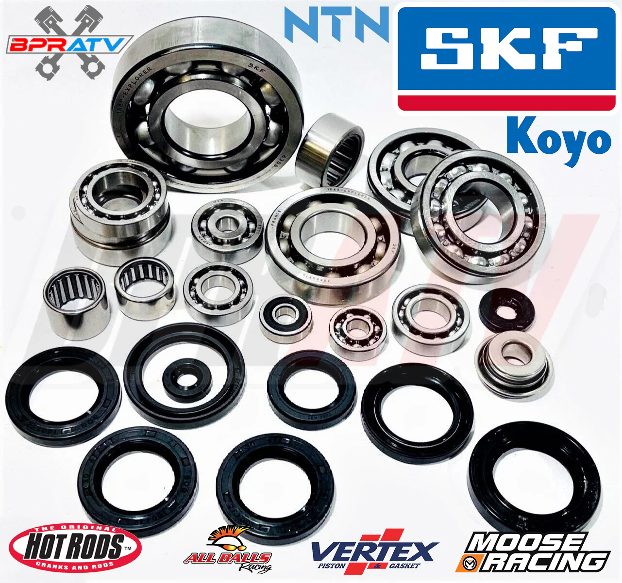 Honda 400EX Rebuilt Bottom Lower End Rebuild Kit Crank Trans Main Bearings 99-04 - Image 5