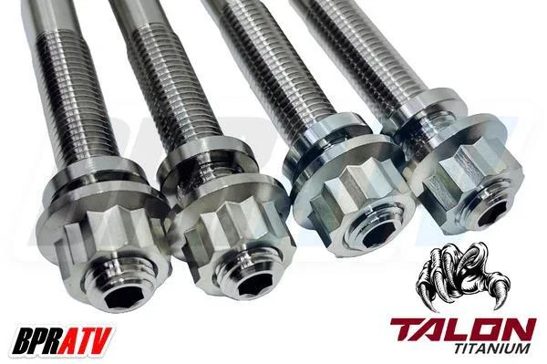 Best Honda TRX 400EX 400X XR400 Head Bolts Studs TITANIUM Cylinder Head Stud Kit - Image 7