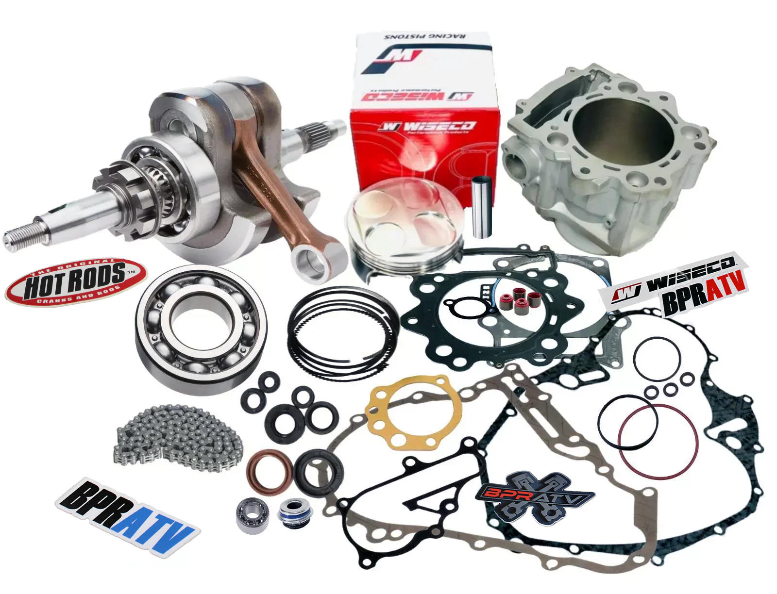 Best Raptor 700 Big Bore Rebuild Kit 105.5 734cc Top End Complete Motor Assembly