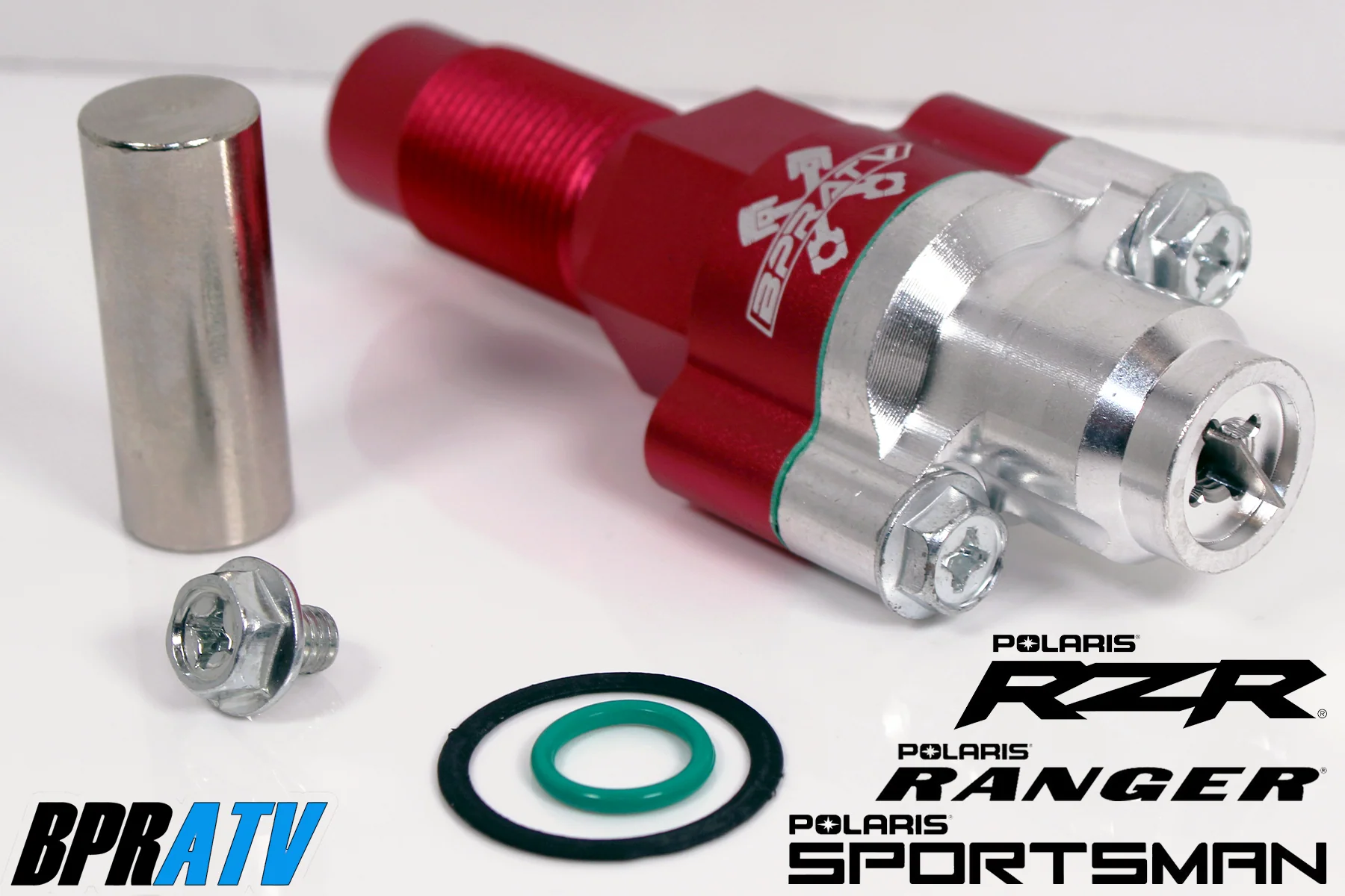 Best RZR XP 1000 Universal Cam Chain Tensioner Conversion Kit RED CNC Timing Kit - Image 6