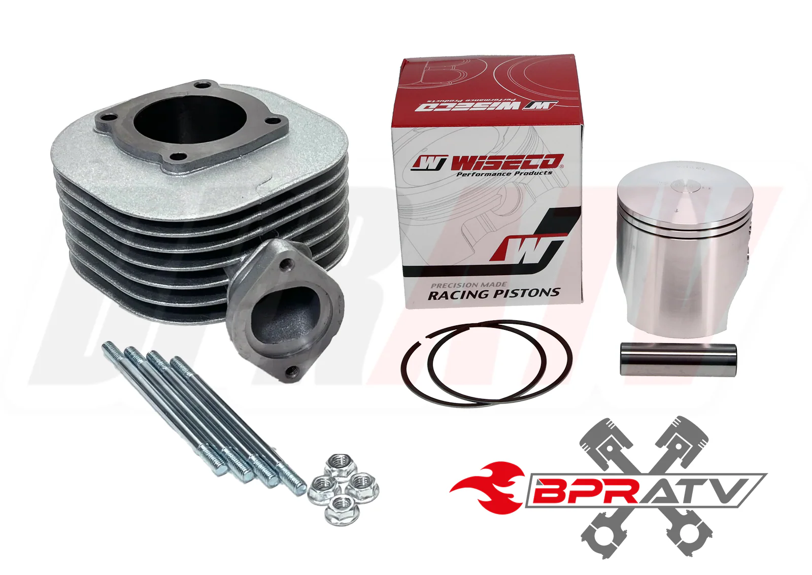 Best Suzuki LT80 Big Bore Kit 52mm LT-80 Quad Sport +2 mil Top End Rebuild Parts - Image 3