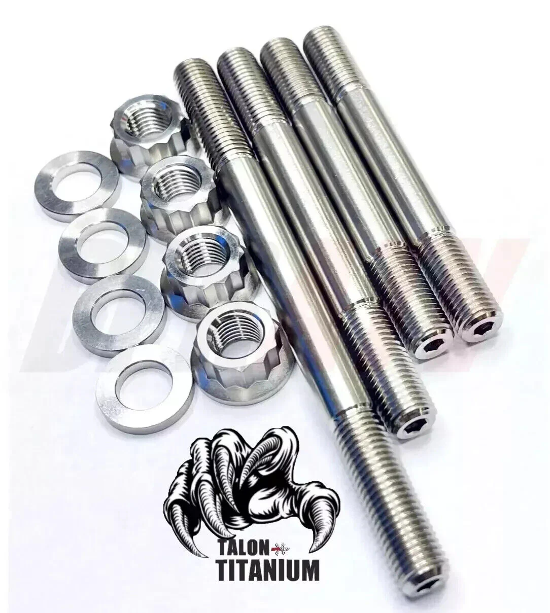 Best Yamaha Kodiak 700 Cylinder Head Stud Kit TITANIUM Cylinder Crankcase Bolts - Image 10