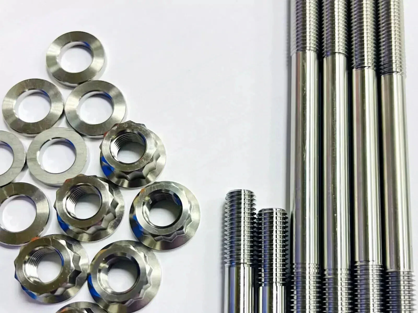 Best Yamaha Kodiak 700 Cylinder Head Stud Kit TITANIUM Cylinder Crankcase Bolts - Image 6