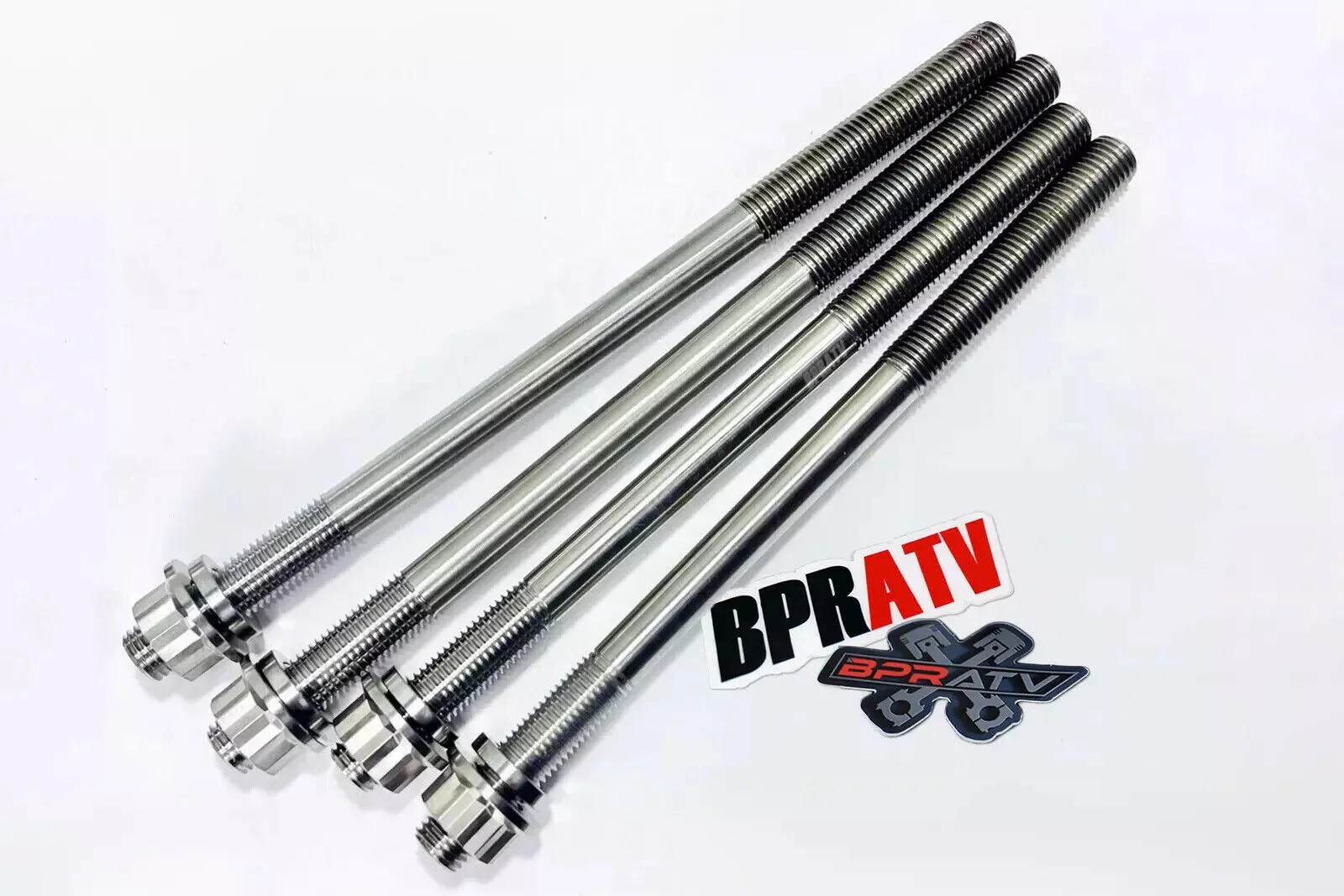 Best Yamaha Viking 700 Cylinder Head Stud Kit TITANIUM Cylinder Crankcase Bolts - Image 4
