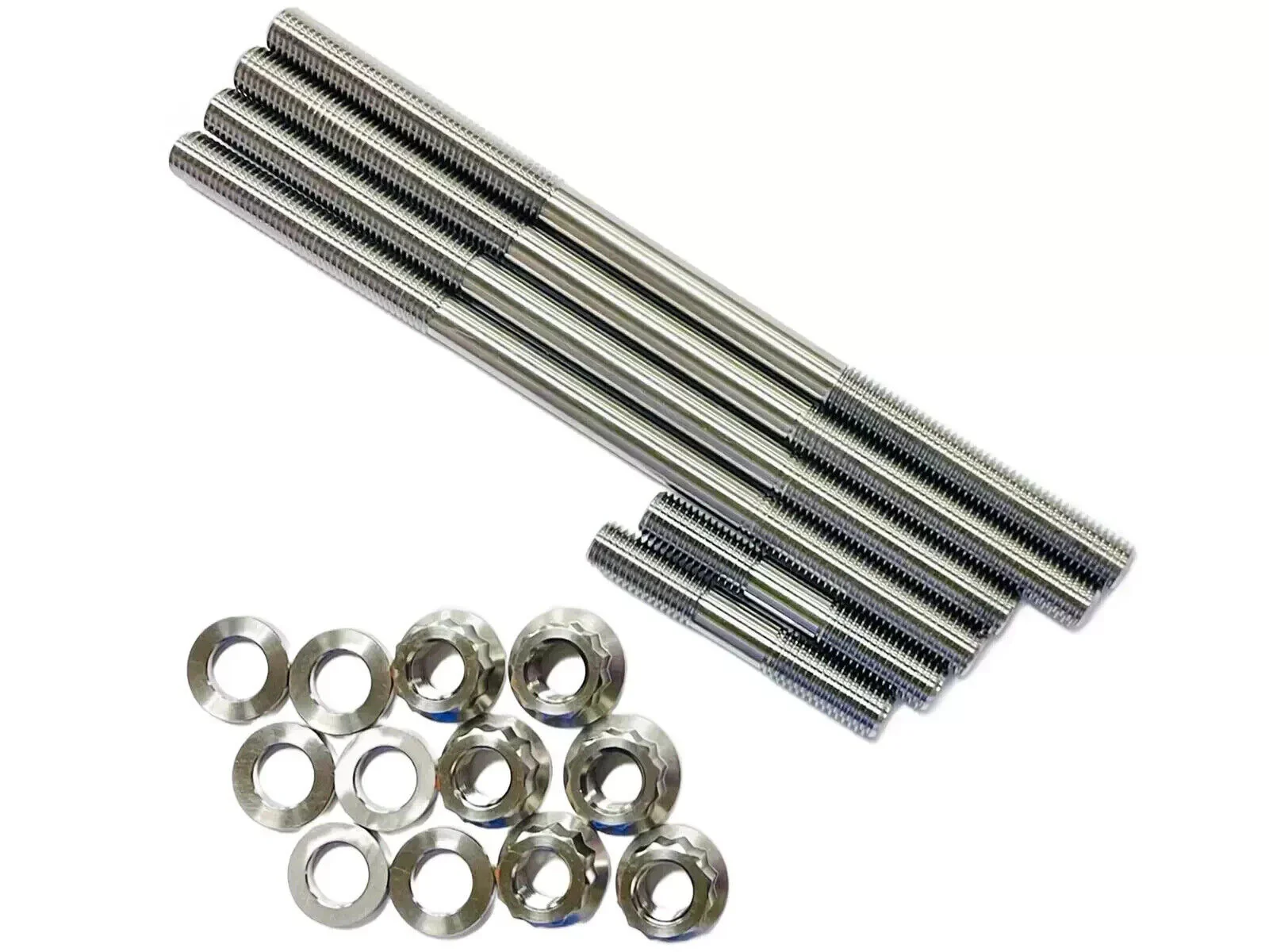 Best Yamaha Viking 700 Cylinder Head Stud Kit TITANIUM Cylinder Crankcase Bolts - Image 5