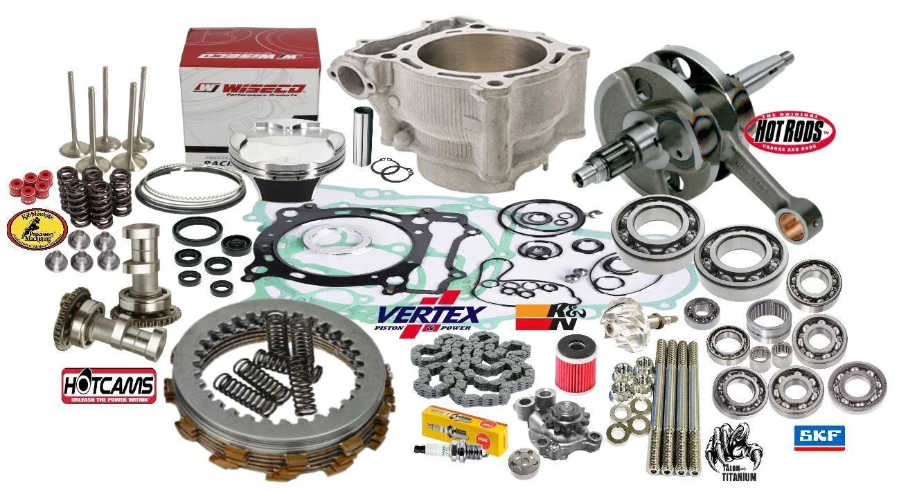 Best YFZ450 Big Bore Stroker Kit 500cc Stage 3 Hotcams KPMI Stainless Valves Kit