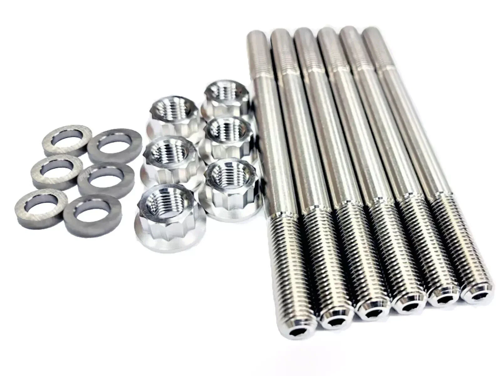 Best YXZ1000R Titanium Head Studs Ti Cylinder Stud Bolt Upgrade Kit 90119-10004 - Image 17