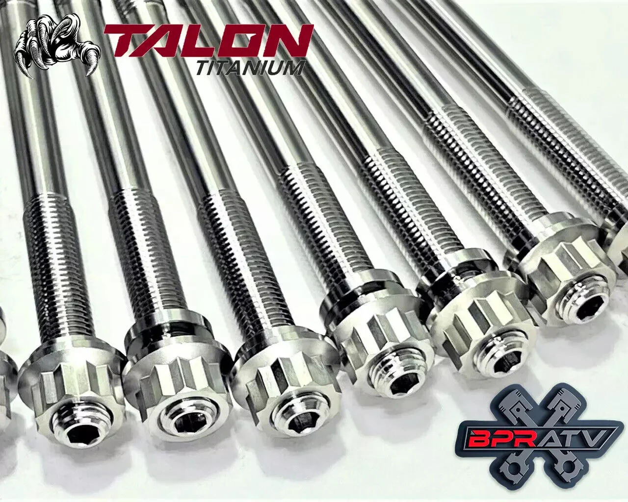 Best YXZ1000R Titanium Head Studs Ti Cylinder Stud Bolt Upgrade Kit 90119-10004 - Image 3